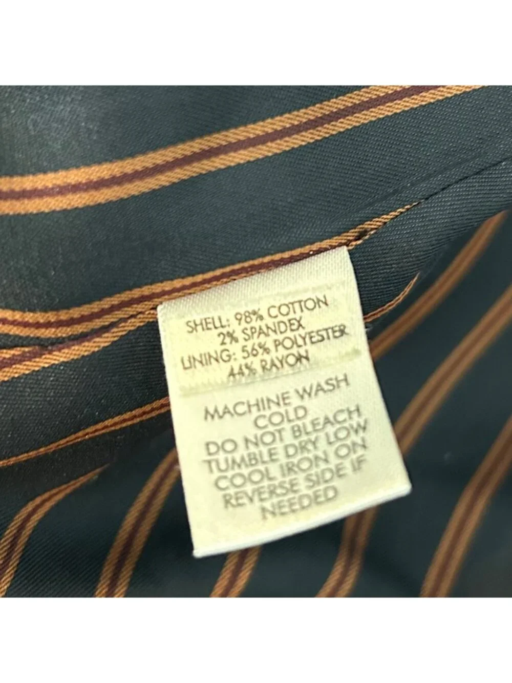 Y2K Loft Tan Corduroy Casual Blazer Jacket Classic Equestrian Size 6 Women's